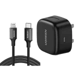 UGREEN 20W USB-C to Lightning Fast Charger Set (60624) – Black