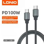 LDNIO 100W FAST CHARGING USB C TO C CABLE - Image 2