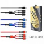 LDNIO LC93 3 IN 1 FAST CHARGING CABLE - Image 3