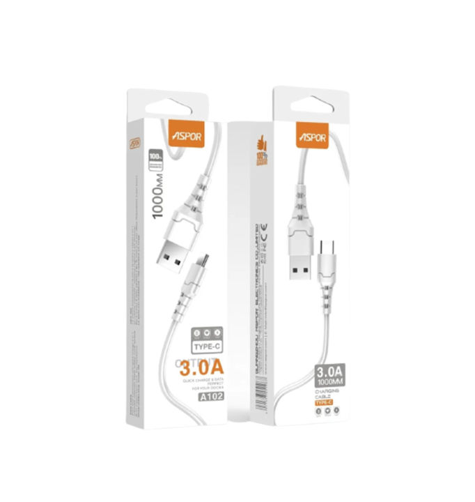 364c10bf89f0d1148efb14e46faa9c43.jpg_720x720q80 ASPOR A125 6A USB DATA CABLE TYPE-C - Image 1