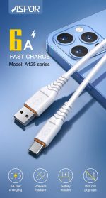 ASPOR A125 6A USB DATA CABLE TYPE-C - Image 3