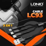 LDNIO LC93 3 IN 1 FAST CHARGING CABLE - Image 5
