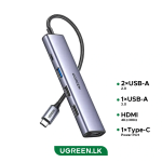 UGREEN 15495 5 IN 1 USB-C MULTIFUNCTION ADAPTER