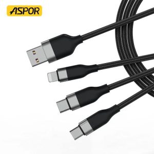 ASPOR AC-36 60W 3-in-1 cable Sri Lanka