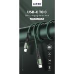 LDNIO 65W FAST CHARGING USB C TO C CABLE - Image 4