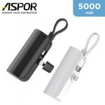 ASPOR A331 5000MAH LIGHTNING EMERGENCY POWER BANK - Image 3