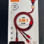 LDNIO LC93 3 IN 1 FAST CHARGING CABLE
